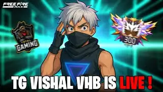 GAME ON! TG Vishal VHB Live | Free Fire India #freefire #shortslive #ff #fflive
