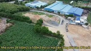 Gần 3 héc-ta (28.645m2) có 400m2 thổ cư. Thị xã Trảng Bàng, Hạ giá: 25 tỷ. Zalo: 0945495219.