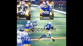 BLOCKBUSTER LEVEON BELL AND ANTHONY BARR ARE GODS!!!!!!!! MUT18 GAMEPLAY