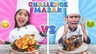CHALLENGE MASAK LEIKA!! BELANJA SAMPE DIJURIIN BUNDA 😱 SIAPA YANG JUARA?!