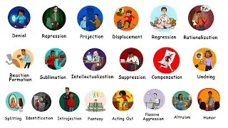 20 Psychological Defense Mechanism Explained in 10min