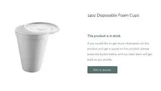 14oz Disposable Foam Cups - AR Unlimited Supply