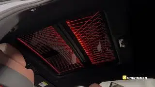 BMW X6 Sky Lounge Ambient Lighting &ndash; Installed Effect Showcase