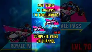 A2 Royal Pass 1 To 100 Rp Rewards | Great Fragger Official (PUBG MOBILE) #shorts #pubgmobileupdates