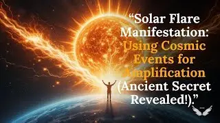 Solar Flare Manifestation: Using Cosmic Events for Amplification (Ancient Secret Revealed!)