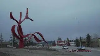 A rough POV of the City of Red Deer, AB