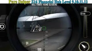 Pure Sniper Z16 Financial Hub Level 9,10,11,12 | City Gun Shooting | How to play pure sniper