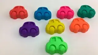 Learn Numbers and Colors Play Doh Cars Elephants Pigs Monkey Creative Learning For Kids