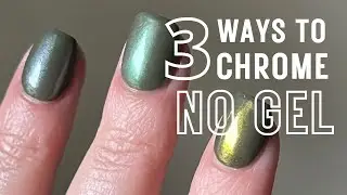 Get The Perfect Chrome Nails At Home With No Gel!
