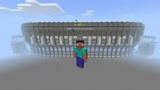 Minecraft Estadio Santiago Bernabeu stadium. Real Madrid CF (built by prefxdesigns)