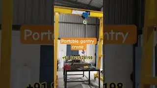 Portable gantry crane 2 Ton capacity// Arrow Crane Material Handling Equipments #eotcrane