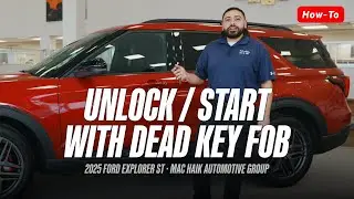 How to Unlock and Start Your 2025 Ford Explorer When Your Key Fob is Dead &mdash; 2025 Ford Explorer