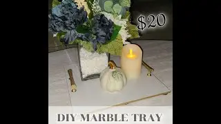 DIY: MARBLE TRAY, ONLY $20 AFFORDABLE