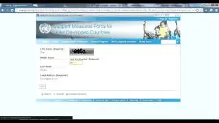 Signing up and logging into the UN LDC portal