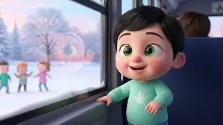 Fun Bus Learning Trip 🚌🎶🌈 Fun Kids Song | Educational Adventure