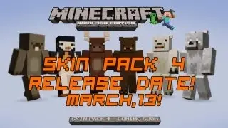 Minecraft Xbox 360-Skin Pack 4 Release DATE!!+TU9 info