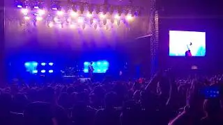 Five Finger Death Punch signs flag @ Blue Ridge Rock fest 2021