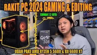 Rakit PC FULL AMD Ryzen 5 5600 & RX 6600 XT Di Tahun 2024 - Rakit PC FPZ 2024 #part1
