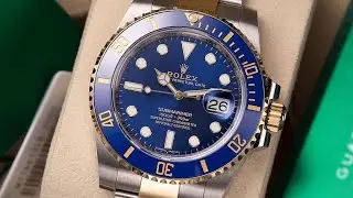 [ Rolex Sub Demi ] Rolex Submariner Date 116613LB 40mm - Mặt xanh Demi v&agrave;ng chanh