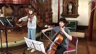 LIVE - Robin Ireland : video of Duo for violin and cello, Elena Toledo: violin /Joseph Barker: cello