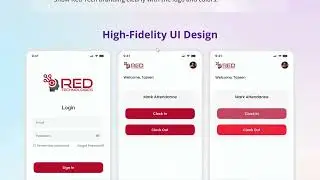 Case Study: Red Tech Attendance App &ndash; Design That Converts