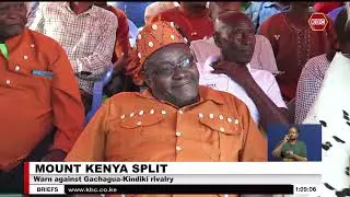 Mt. Kenya elders condemn divisive politics in the region