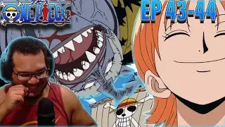 ALONG PARK IS DESTROYED!!!!!! One Piece Ep 43-44 Reaction