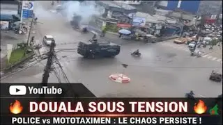 Douala : Afrontement entre policier et mototaximan persists 