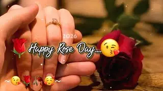 7 February Happy Rose Day 🌹| Rose Day Status 🥰 | 7 February WhatsApp Status &hearts;️ | Romantic Shayari