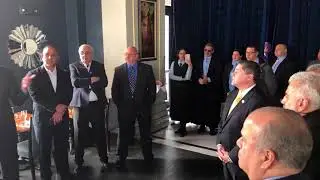 Governor Phil Murphy, Mayor Dr. Felix Roque, 3-28-18