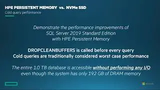 SQL Server Standard Edition 2019 with HPE Persistent Memory