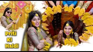 Priti Ki Haldi ! Best Haldi Ceremony Teaser ! Amazing Video Shoots #wedding #haldi  #haldiceremony