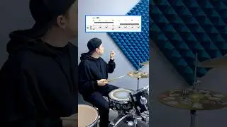 drum rhythm | ghost note for beginner #drumlessons #drumming #drums