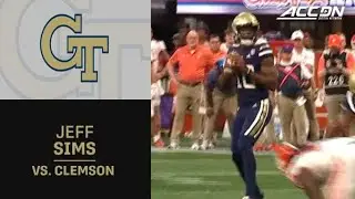 Georgia Tech's QB Jeff Sims Highlights vs. Clemson