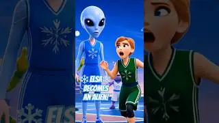 Elsa transforms into an Alien 👽❄️ Frozen Elsa Video #elsa #disney #disneyprincess #frozen3
