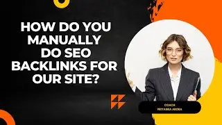 How do you manually do SEO backlinks for your site? #seobacklinks #seotechniques #digitalmarketing