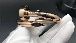 Cartier Juste Un Clou Solid 18K Rose Gold Large Model Nail Bracelet
