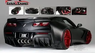 Sick Corvette Mods XIK Wide Body Kit Design by Ivan Tampi Customs