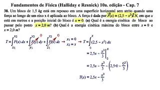 Aula 38 - Fundamentos de Física (Halliday e Resnick) 10a. Edição - Cap 7.