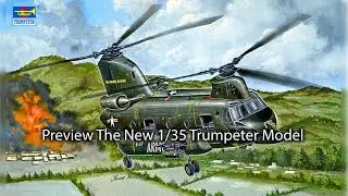 Preview: ACH-47A Armored Chinook Helicopter Gunship from Trumpeter Model