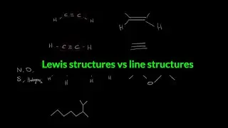 Chemistry: Lewis structures vs line structures