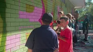 A special mural for Padbury Hall
