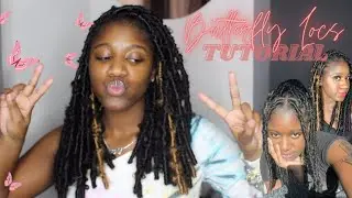 Distressed/Butterfly 🦋 Bob Locs Tutorial | Janet Collection Nala Tress | EZ Crochet Protective Style