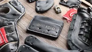 Turn a BASEBALL GLOVE into a LEATHER WALLET