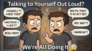 The Art of Talking to Ourselves Out Loud When Alone 😂 | Oops Wisdom