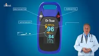 Пульсоксиметр Dr Trust USA Fingertip Professional Series 202 &mdash; КАК ИСПОЛЬЗОВАТЬ И ДЕМО-ФУНКЦИИ