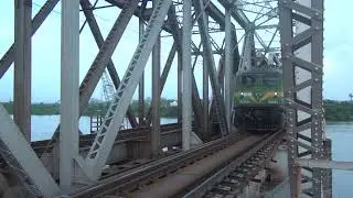 KYN WAG9 #31382 with BCNA (Freight) rake @ Ulhas Bridge