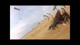 kite buggy jump crash