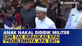 Anak Nakal Dididik Militer, Dedi Mulyadi Disebut Belum Konsultasi Dengan KPAI: Problemnya Apa? | NTV