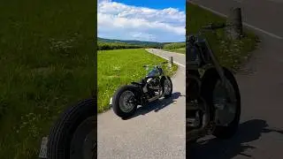 Harley Davidson Evolution Bobber.   #bobber #harley #harleydavidson